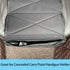 Oisinlas Concealed Tactical Seat Cover Gun Holster with Zipper Pocket for Concealed Carry Pistol Handgun