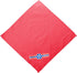 Mirage Pet Products Patriotic Star Paw Screen Print Bandana, Small, Bright Pink
