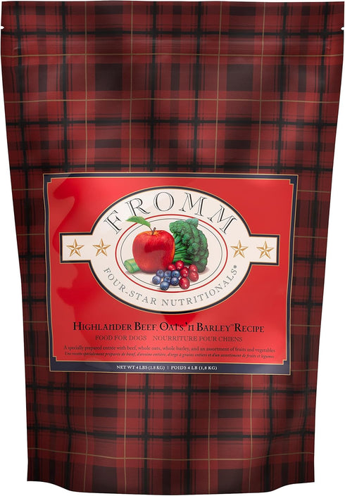 Fromm Four-Star Nutritionals Highlander Beef, Oats, & Barley Dog Food - Premium