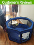 45 45 22" Portable Pet Playpen * * Premium Large Size Puppy Kennel - Best for Small and Medium Size Dogs and Cats