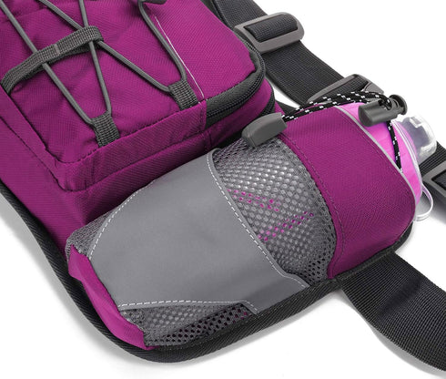 Waist Pack with Water Bottle Holder - Hydration Belt for Running Walking Hiking Fanny Pack