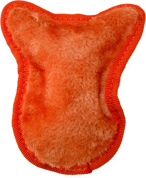 Outward Hound Durablez Tough Plush Squeaky Dog Toy, Fox, Orange, XS
