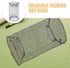TOMETURE 25cm 3pcs Foldable Fishing Trap Net with Nylon Mesh, Diameter, Portable Crab and Shrimp Catch Cage