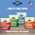 Freeze Dried Dog Food, Fish Medley Recipe, All Natural Raw Dog Food, 14oz Bag, Made in USA
