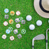 Sosation 24 Pcs Golf Ball Marker - Funny Poker Chip Collection, 1.57 Inches Set for Men & Women Accessories