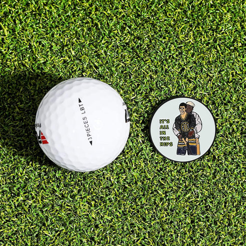 JIAOWEI Enamel Golf Ball Marker with Magnetic Hat Clip, Funny Golf Accessories for Golf Lovers