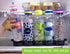 Reduce WaterWeek 20oz Reusable Water Bottle Set of 5 - BPA-Free, Leak Proof Cap, Plus Fridge Tray