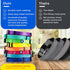 Blueberry Pet Essentials X-Small Dog Collar, Adjustable & Eco-Friendly Durable Nylon Strap, Black for Boy & Girl Pets