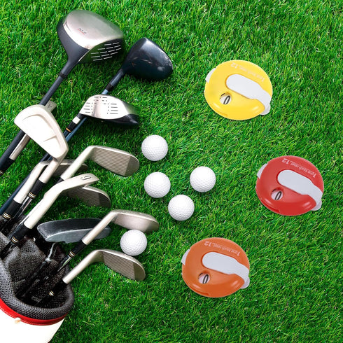 PATIKIL Mini Golf Score Counter, Clicker Clip Attachment for Golfers Glove or Hat