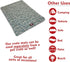 42" Charlie Emerald Green Crate Dog Bed Mat by Majestic Pet Products