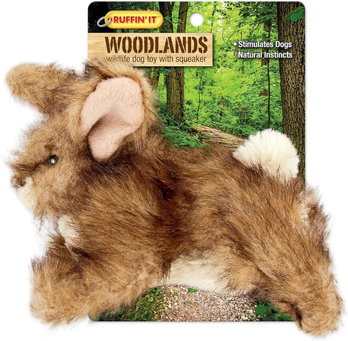 Ruffin' It Westminster Pet Woodlands Plush Dog Toy, Rabbit Small, Multi