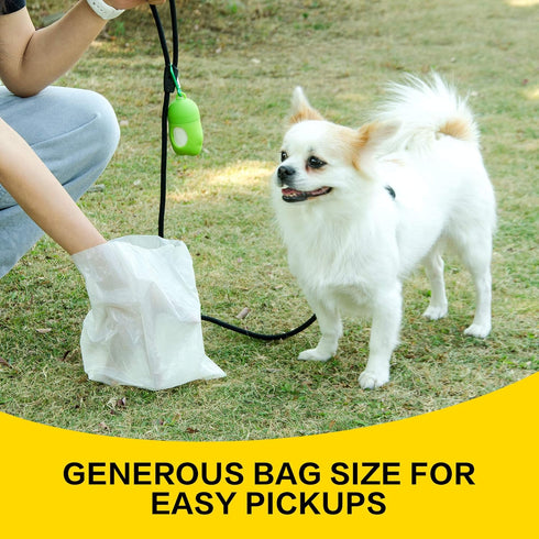 Doodie Flush Dog Poop Bag, 50 Biodegradable Waste Bags with Quick Dispenser, Eco Friendly, Compostable