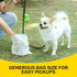 Doodie Flush Dog Poop Bag, 50 Biodegradable Waste Bags with Quick Dispenser, Eco Friendly, Compostable