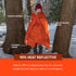 Survive Outdoors Longer Emergency Blanket - 90% Heat Reflective, Waterproof & Windproof, 56" x 84", 4 Pack, Orange