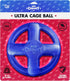Tuff Pupper SuperChewy Tough Dog Cage Ball Toy, Strong Natural Rubber, Great Fetch Toy for Large Breeds