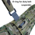 Tactical Gear Molle Clip D Ring Hook, T-Mount Bar Hanging Plastic Carabiner Key Holder for Battle Belt