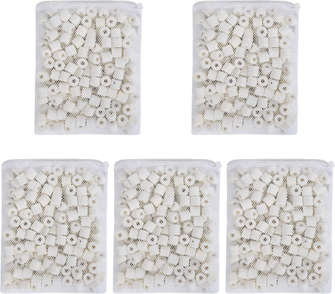 10 lb Aquarium Filter Media Ceramic Rings, Bio Ceramic Filter Media for Pond Fish Tank