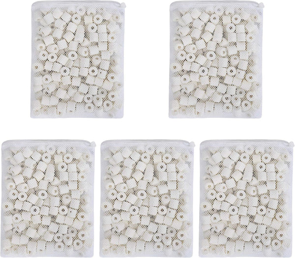 10 lb Aquarium Filter Media Ceramic Rings, Bio Ceramic Filter Media for Pond Fish Tank
