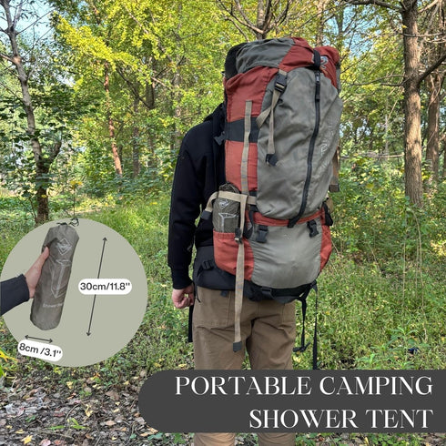 Backpacking onewind Portable Privacy Shower Tent, Ultralight Camping Shower Shelter Portable Toilet Tent Bathroom Tent