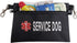 ActiveDogs Service Dog Large Clip-On Pouch, Embroidered Accessory with Medical Alert Sign for K9 Harness, 7" x 5"