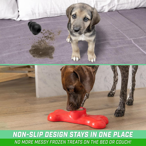 Frozen 6 GoSports Pets PupsCream Parlor - Non-Slip Dog Treat & Ice Cream Holder - Mess-Free Lick Mat Alternative