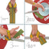 WARM BODY COLD MIND V1 Lifting Wrist Straps for Olympic Weightlifting, Rated at 660 lb, Cotton Hand Wraps