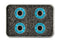 Yellow Jacket Premium Scooter Bearings, Kick Scooter, 608, ABEC 11, Bomber Blue (Pack of 4)