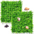 2 PCS Hermit Crab Climbing Toys, Faux Grass Mat 10 x 10 Inch, Fake Turf Hermit Crab Climbing Wall, Fish Tank Decorations
