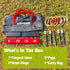 5 2 6 2 GOOSO Ring Toss Game for Kids - Indoor & Outdoor Game for Family and Adults with Poles, Bases and Rings