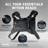 MVRK Water Resistant Chest Pack, Lightweight Running Vest with Phone Holder and Extra Storage