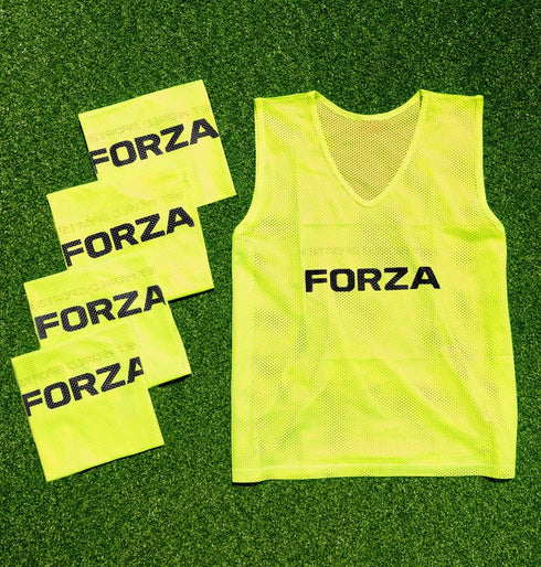 Pinnies/Scrimmage Packs 5, 10 15 FORZA Soccer Training Vests/Sports Bibs | of & | Sizes Ranging from Kids to XXL