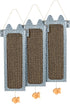 Kitty City Reversible/Double Use Hanging Scratcher - 3-Pk for Cats