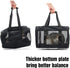 FluffyDream Pet Travel Carrier, Soft Sided Portable Bag for Cats, Small Dogs, Kittens or Puppies 17 lbs Max (Medium)