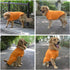Lovelonglong Dog Costumes Basic Blank T-Shirt Tee Shirts for Large Dogs, Orange XXXXL