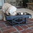 Pet Zone Designer Diner Elevated Dog Bowls - 3 Height Adjustable Stand with 2 Stainless Steel Bowls (7 Cup Each)