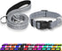Reflective Dog Collar with Safety Locking Buckle, Adjustable Soft Breathable Nylon Collars for Small, Medium, Large Dogs