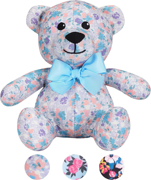 Blueberry Pet Cat & Dog Toys - 6" Bluey Stuffed Animals for Puppies, Plush Squeak Toy, Soft & Durable, Matching Collar