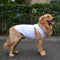 2018 Pet Clothes Dog Clothing - Classic Blank T-shirt Tanks Top Vests for Small, Medium, Large Dogs (XXXL, White)