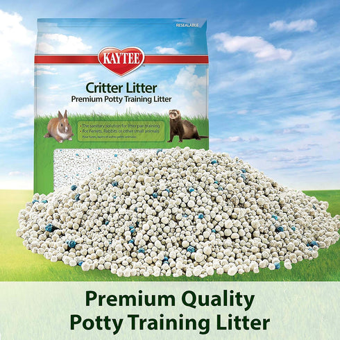 Kaytee Premium Potty Training Critter Litter for Ferrets, Rabbits & Other Small Animals - 8 lb