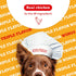 Beefeaters Dog Treats - Triple Flavor Wings 1.48oz Case of 12 | Rawhide Wrapped with Real Chicken