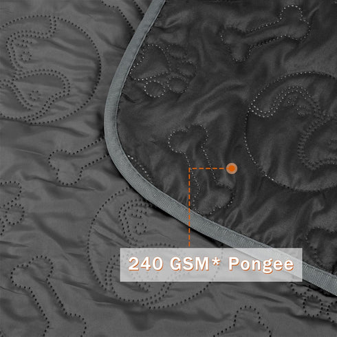 Kritter Planet Pack of 2 Waterproof Dog Bed Pad, Small Reversible Dog Mat for Pets, 16 x 24 inch