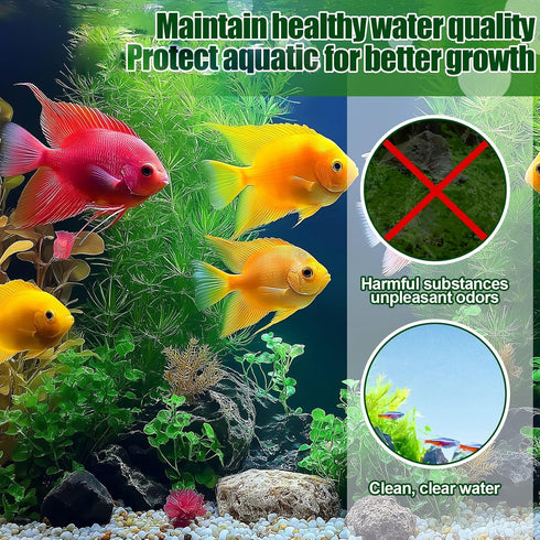 Pangda 12 U4 Pcs Carbon Filter Foam Pads and Foam Filters Compatible with Range of Internal Underwater Sponge Aquarium