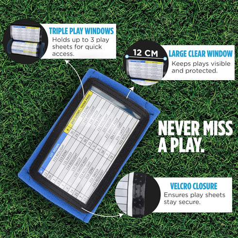 Adult Triple Wrist Coach - Football & Baseball Wristbands