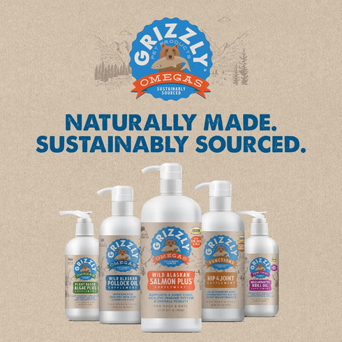 Grizzly Pollock Oil for Dogs - 8 oz
