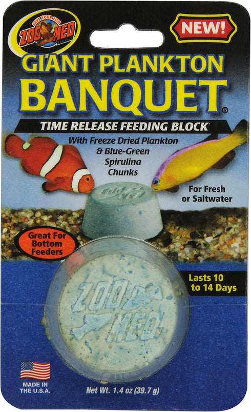 Zoo Med Laboratories AZMBB6 Plankton Banquet Block Feeder, Giant, 1 Count (Pack of 1)