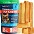 100% Natural Yak Cheese Himalayan Dog Chews, Lactose Free, Dental Cleaning Chews for Small, Medium & Large Dogs