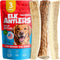 Split Medium Elk Antlers for Dogs (3 Pack) - Natural, Long-Lasting Chews for Aggressive Chewers, Naturally Shed in USA