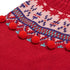 Blueberry Pet Icelandic Lopi Pullover Dog Sweater, Holiday Red, Back Length 16", Pack of 1