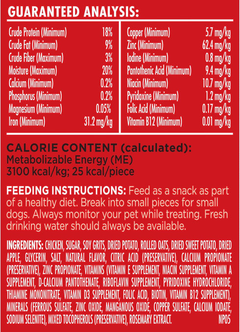 Milk-Bone Simply Soft & Chewy Dog Treats, Wholesome Chicken Recipe, 25 Ounces, Made with Real Chicken