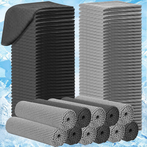 BBTO 80 Pcs 32 x 12 Inch Microfiber Ice Towel, Cooling Cold